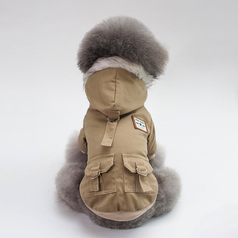 Lightweight Dog Jacket - Grey/Khaki/MilitaryGreen