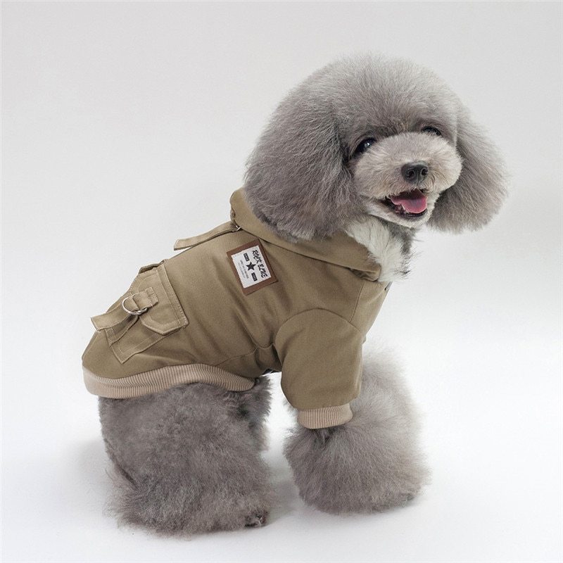 Lightweight Dog Jacket - Grey/Khaki/MilitaryGreen